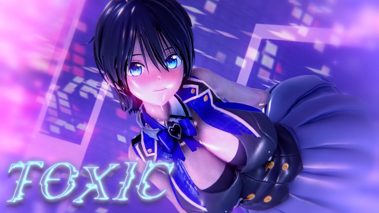 MMDバニーガーデン】美羽香さんでTOXIC【KKVMD/60fps