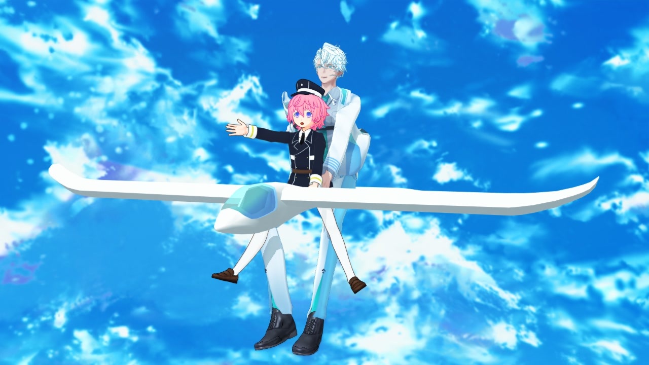 MMD刀剣乱舞】トリコロール・エア・ライン【秋田藤四郎＆雲生
