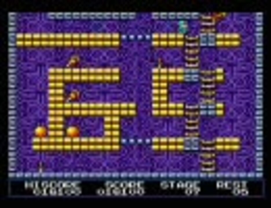 MSX2版　エルギーザの封印（王家の谷２）　プレイ動画6面~10面