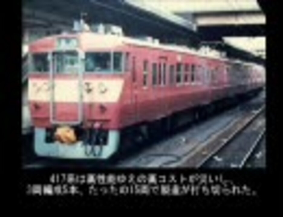国鉄417系電車・行き先字幕 コレクション