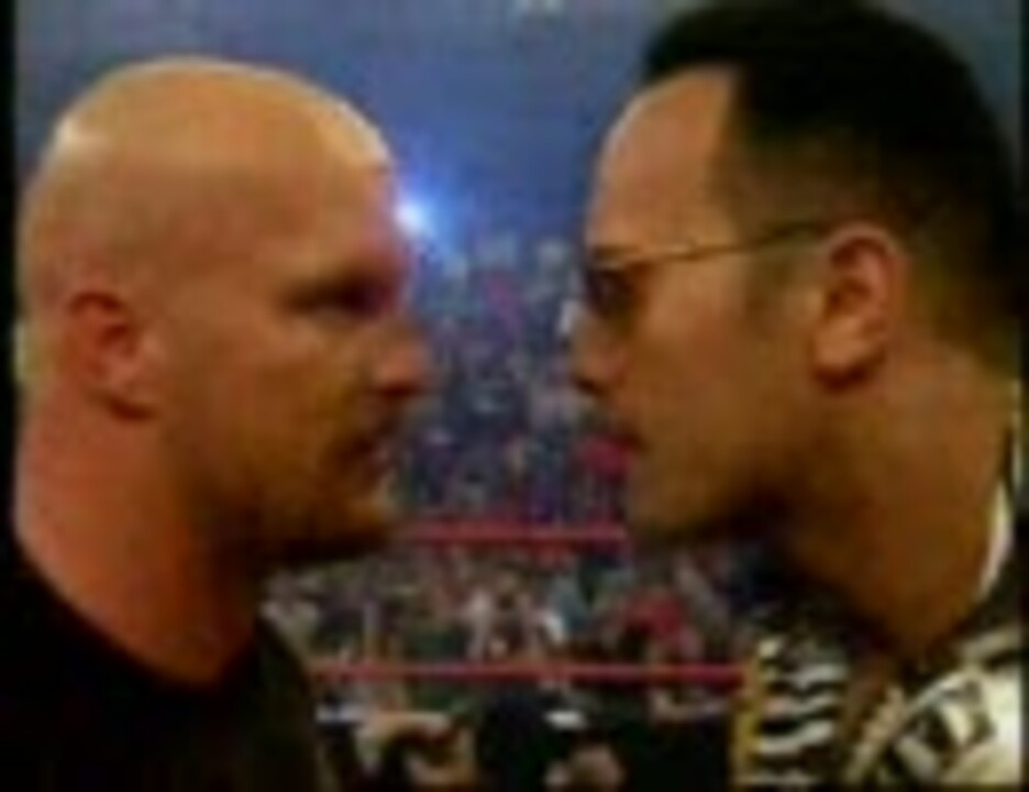 WWE ザ・ロックVSストーンコールド WWF王座戦part1