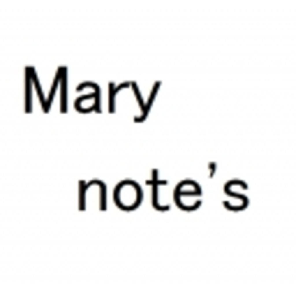 Mary note's