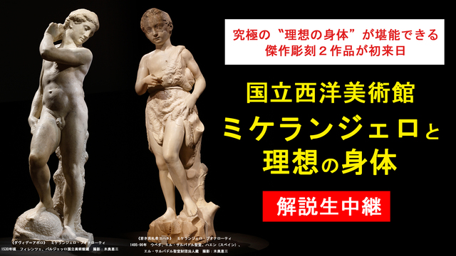 国立西洋美術館「ミケランジェロと理想の身体」を巡ろう【ニコ美】