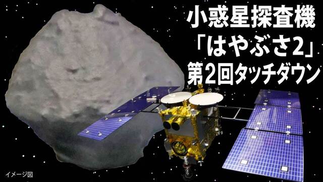 小惑星探査機「はやぶさ２」リュウグウへの第２回タッチダウン運用 プレス...