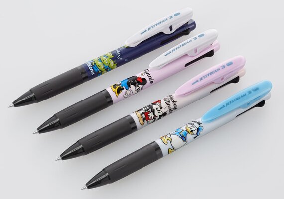 クリップ付きで便利な3色ボールペン 三菱鉛筆 ジェットストリーム ディズニー ディズニー ピクサーシリーズ ニコニコニュース