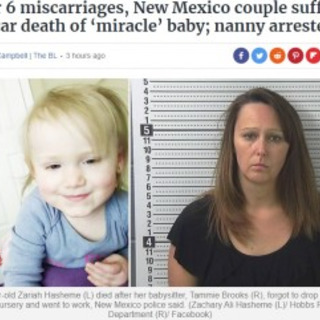 6度の流産後に授かった2歳娘、ベビーシッターに…