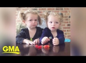 フルーツスナックチャレンジに挑戦した双子 思わぬ結果に 残酷な2歳児 の声 米 動画あり ニコニコニュース