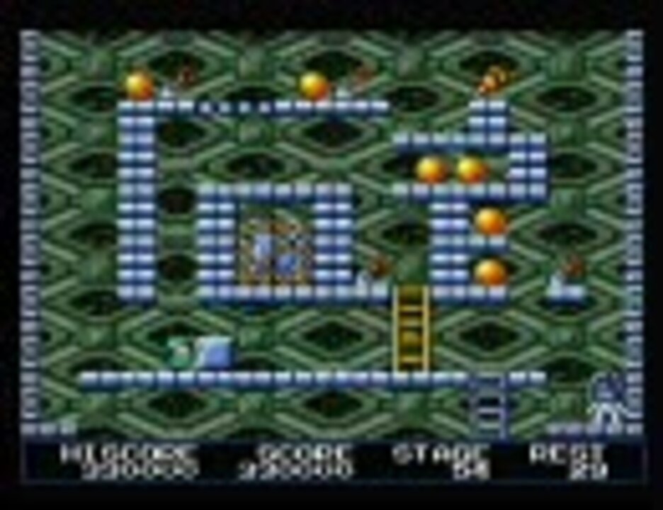 MSX2版 エルギーザの封印（王家の谷２） プレイ動画51面~55面