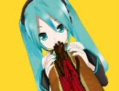 【MMD】「すごいぜやきそばパン」モデル配布【ボカロ本スレ突発コラボ】