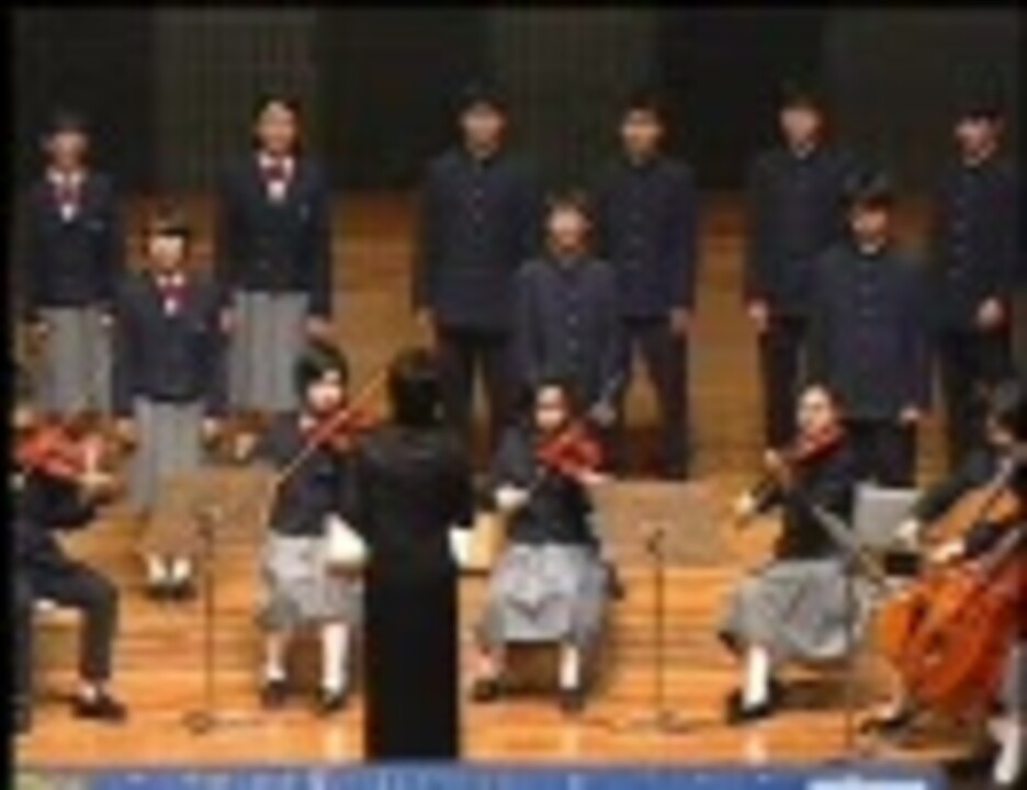 郡山第二中学校　第3回声楽アンコン全国大会　本選　3/6 - ニコニコ動画