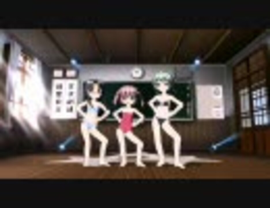 Dance Mixer らき すたキャラが水着で 気分はパプワ晴れ ニコニコ動画