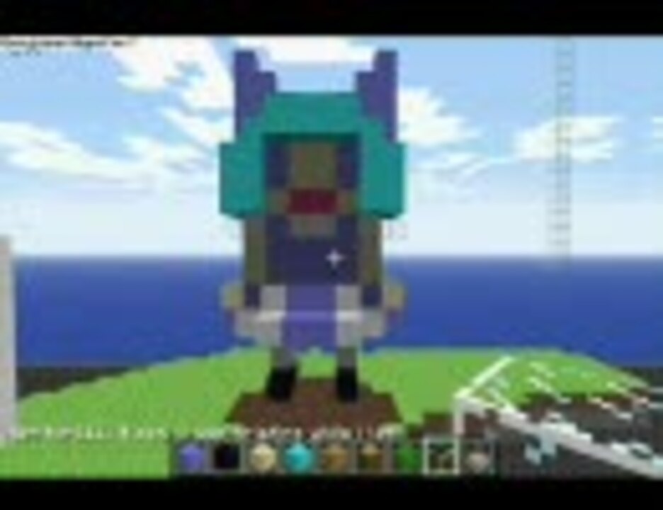 Minecraft チルノを作ってみた ニコニコ動画
