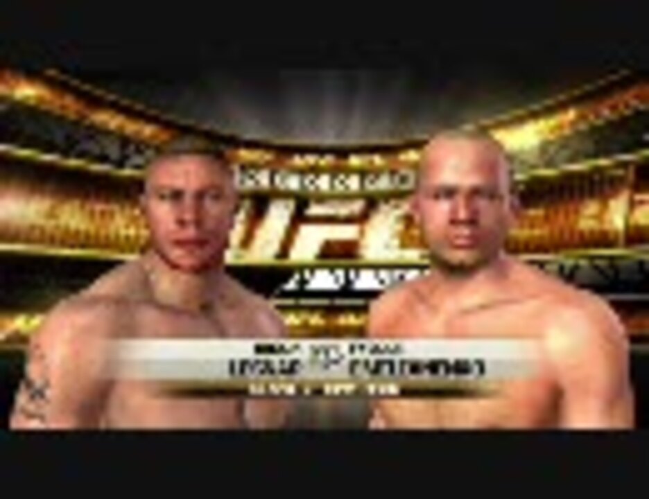 Ufc10 王座戦 レスナー対ヒョードル Ufc Unlimited ニコニコ動画