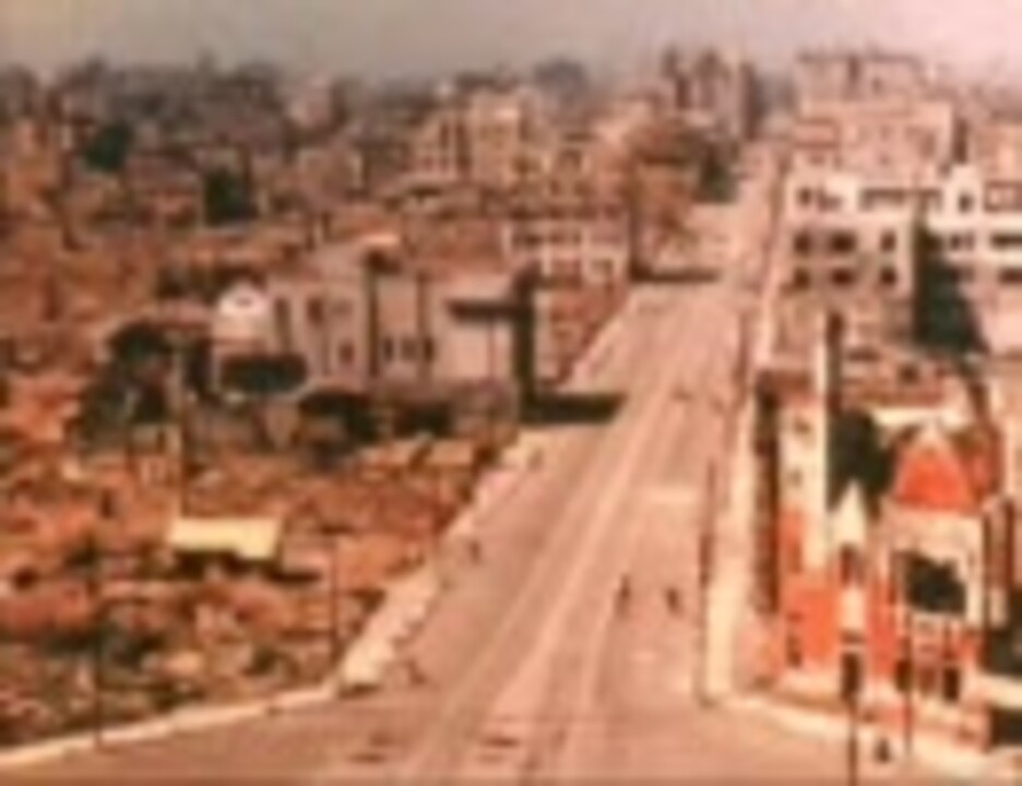 てすと 戦前の大阪の街並みカラー映像 うｐ ニコニコ動画