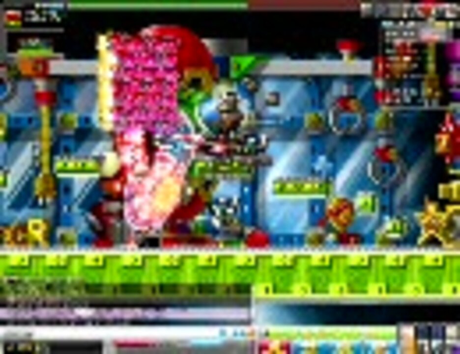 メイプルストーリー韓国 メカニック２００lv ソロビサ ニコニコ動画