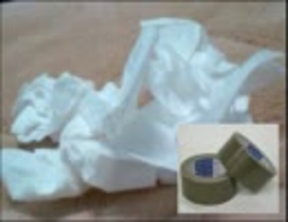 口にガムテープ貼ってティッシュ口に詰め込んだままの人とハモってみた ニコニコ動画