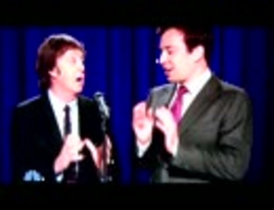 Paul McCartney with Jimmy Fallon(Scrambled Eggs) ニコニコ動画