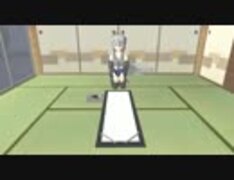 MMD+MMEで書き初めをしてみた