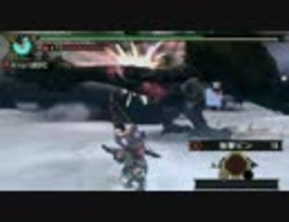 Mhp3 黒き怒りは夜影を照らす ディアブロス亜種 非火事場 弓 5分針 ニコニコ動画