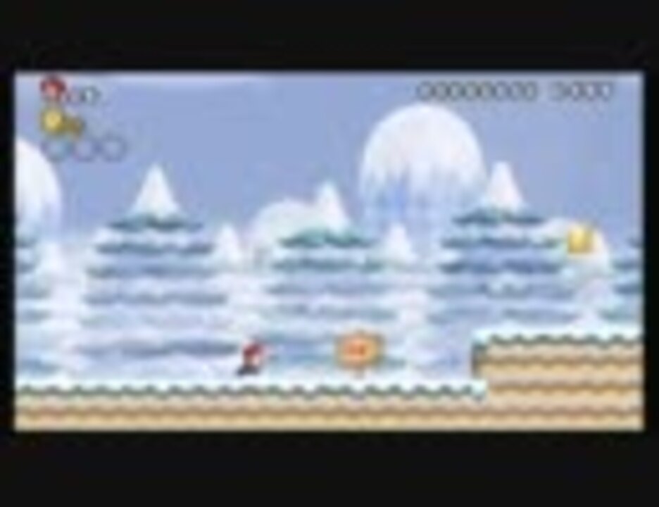 Newスーパーマリオブラザーズwii 3 1 スターコイン回収 409秒 ニコニコ動画