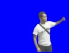 自宅を指さす先輩BB
