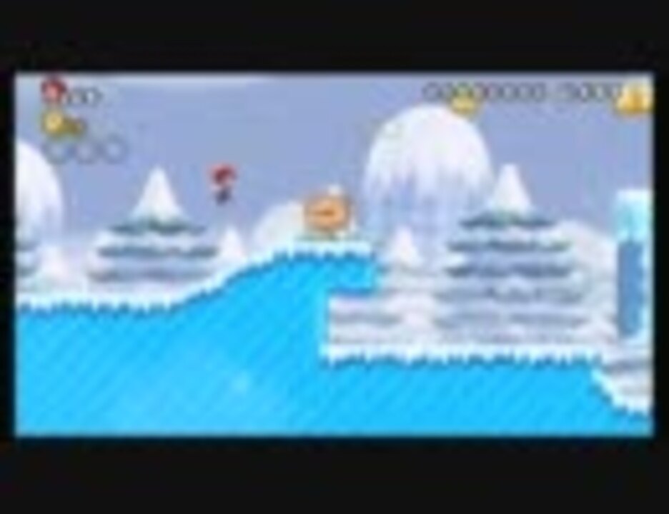 Newスーパーマリオブラザーズwii 3 4 隠しゴール スターコイン回収 429秒 ニコニコ動画