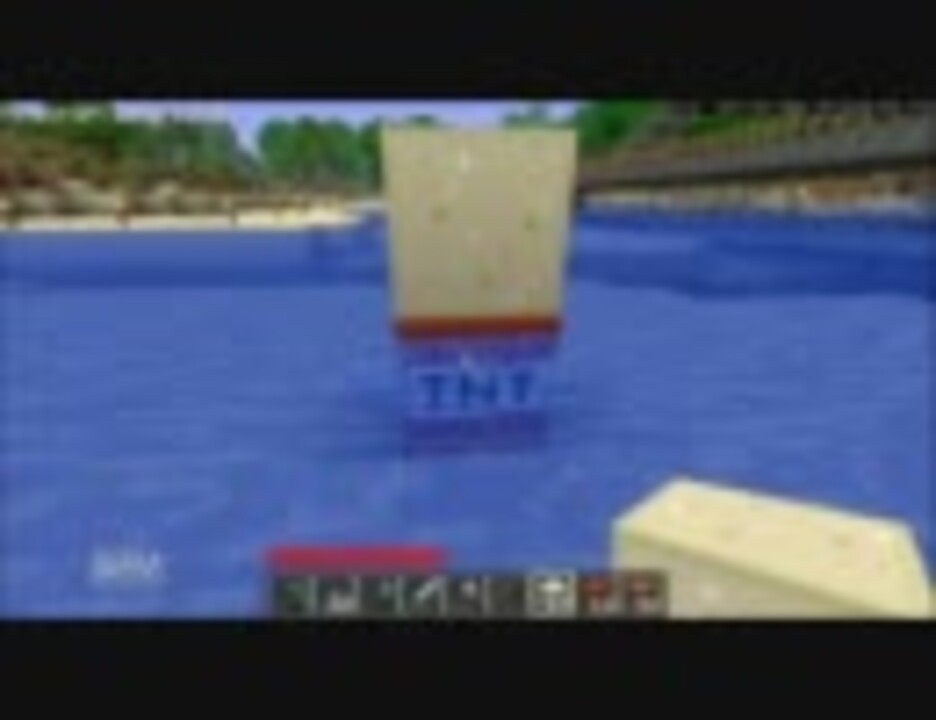 Minecraft 水中でtntを使う方法 ニコニコ動画