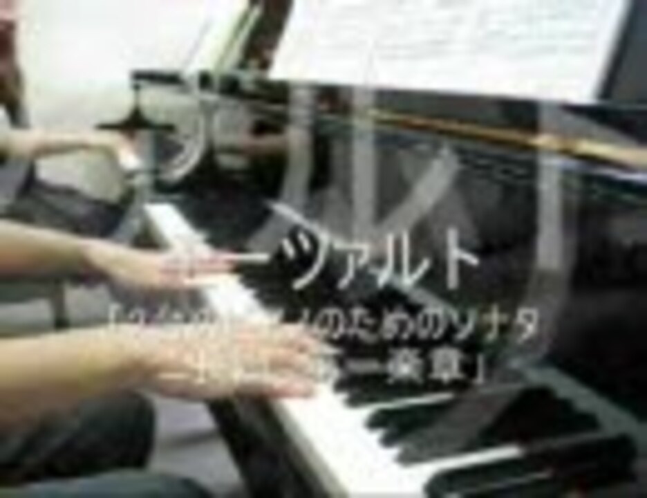 のだめ「モーツァルト2台ピアノのための～」弾いてみました【パポス】 - ニコニコ動画