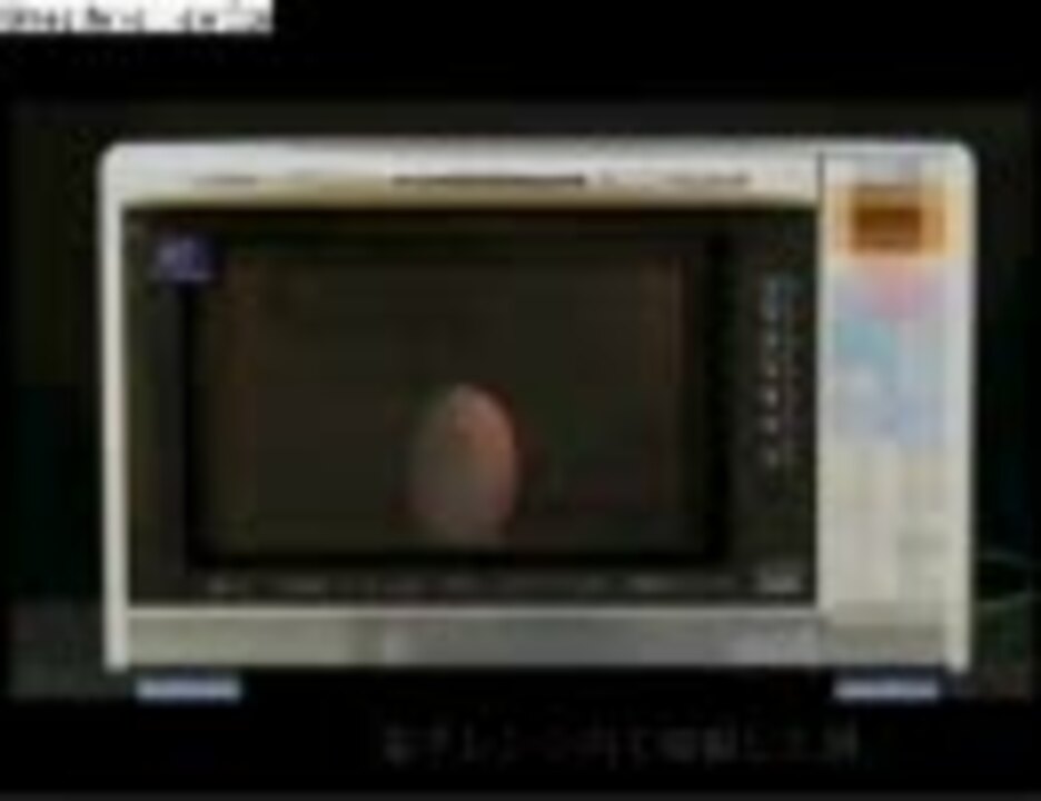電子レンジで卵を暖めてみ 爆発させてみた ニコニコ動画