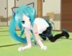 【MMD】とにかく眠くて眠くてしょうがないミク【モーション配布】
