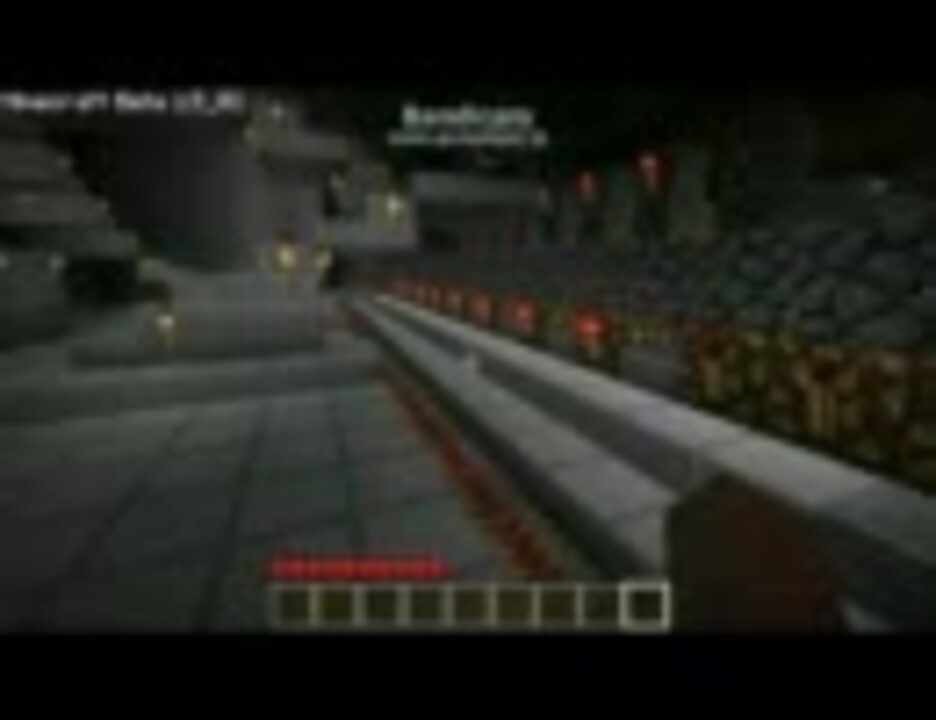 Minecraft パワードレール主体の単線双方向対応自動駅 字幕 ニコニコ動画