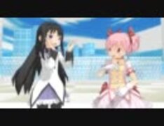 【MMD】まどかとほむらでマトリョシカ（一応完成）【モデルデ－タ配布】