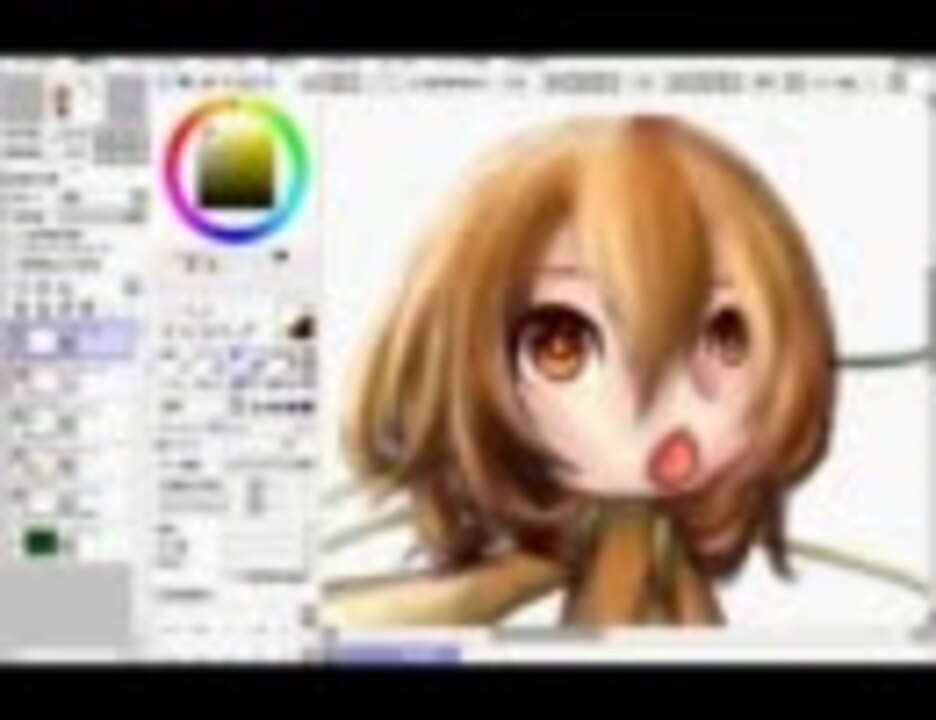 Sai 厚塗り 練習 メイキング ニコニコ動画