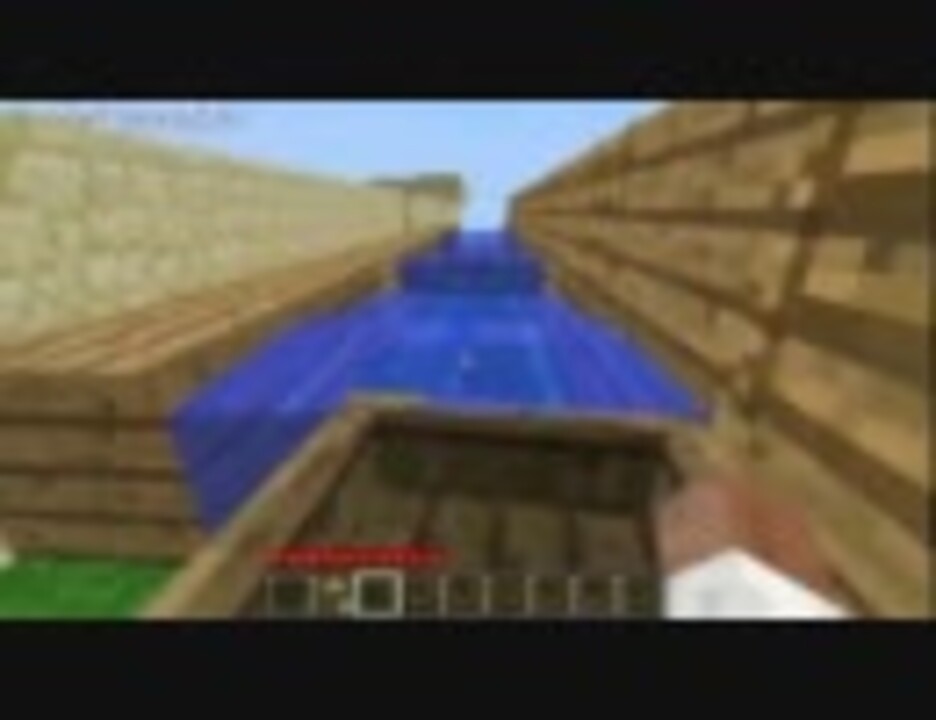 Minecraft 水流で浮き上がらないボート移動 ニコニコ動画
