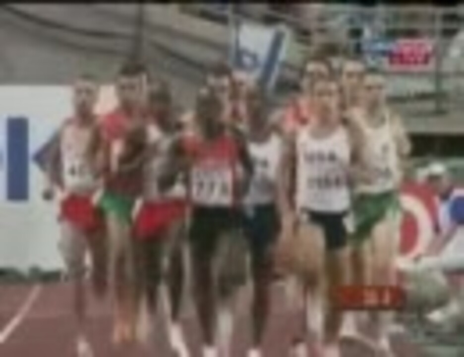 2007年 大阪世界陸上選手権大会 男子1500m決勝 ニコニコ動画