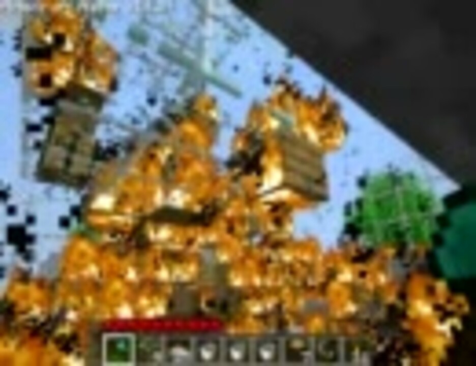 Minecraft 外人が調子乗ってたら大火事になったwwwwww ニコニコ動画