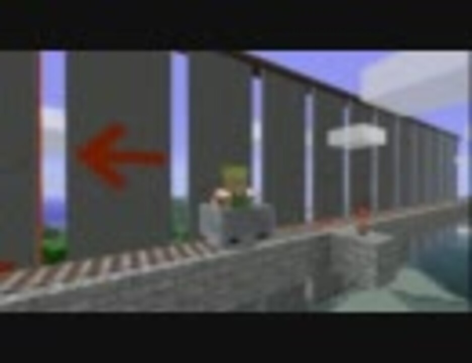 Minecraft 溶岩を使ったお手軽壁作成 マインクラフト ニコニコ動画