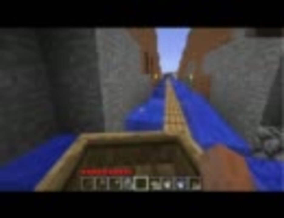 Minecraft 始めからボート水路を作ってみた ニコニコ動画
