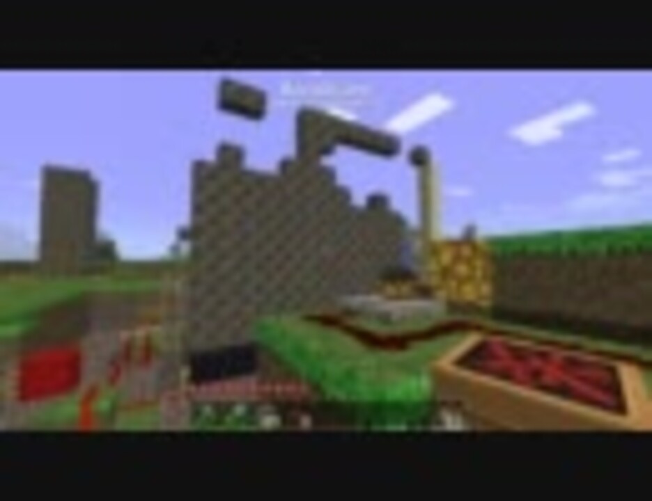 Minecraft いっせいに防壁を作り出す装置 ピストンたのしー ニコニコ動画