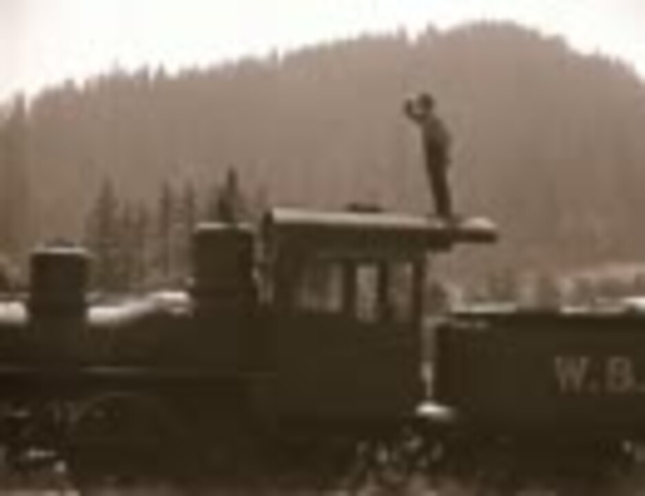 『キートンの大列車追跡』 2/4 ニコニコ動画