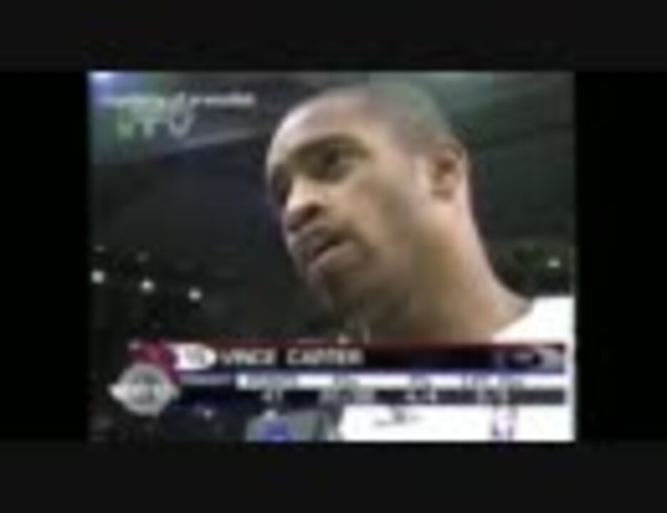 神試合 カーター４７得点 一人アリウープ ウィンドミルダンク ニコニコ動画