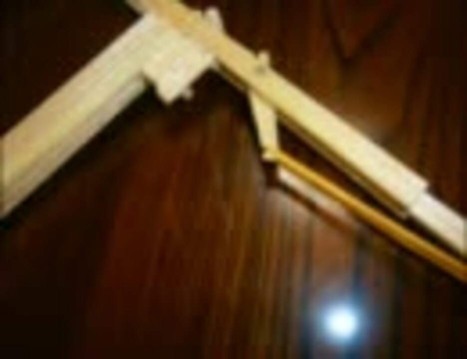 ほぼ割り箸ゴム銃を作ってみた 威力重視 連発 ニコニコ動画