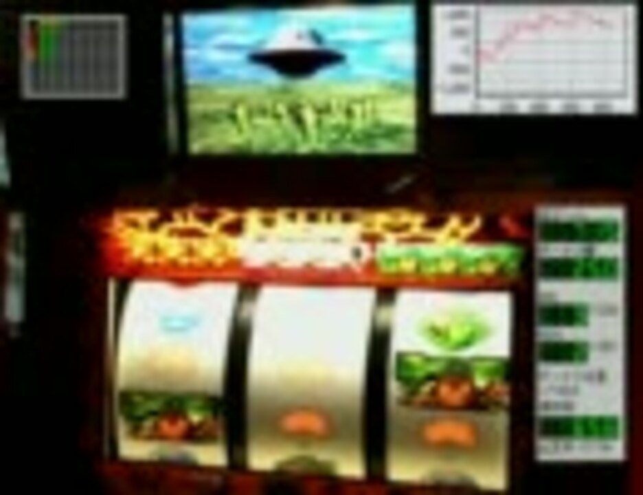 パチスロ】猛獣王S プレミアム演出（UFO→エイリやん群
