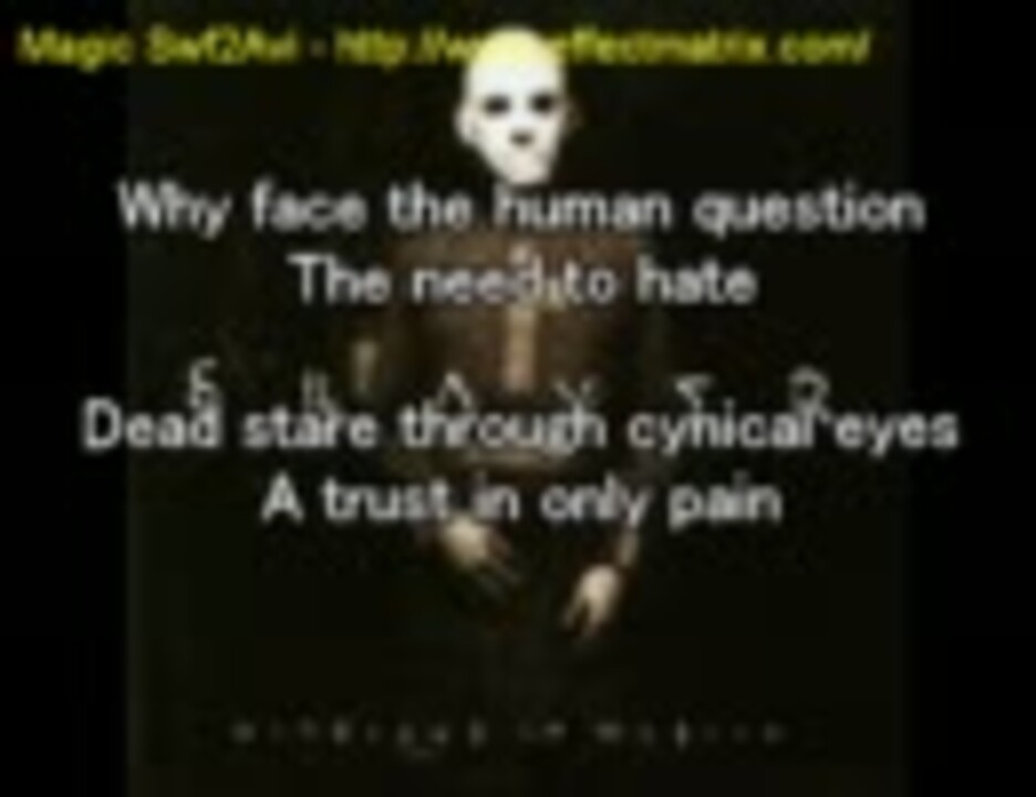 Slayer - Bitter Peace.Lyrics - ニコニコ動画