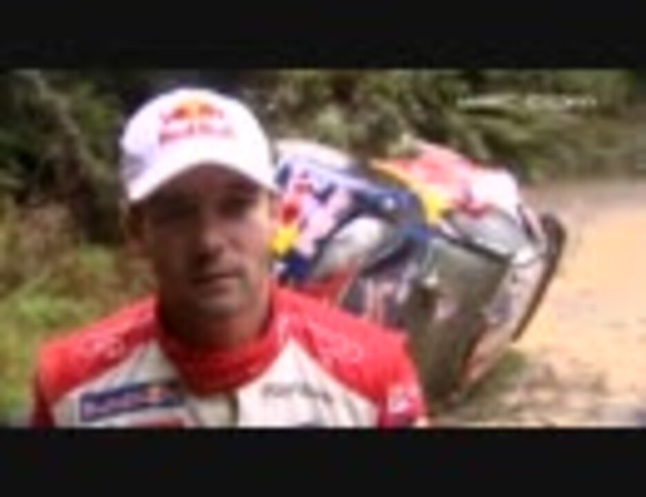 WRC】セバスチャン・ローブのクラッシュ映像【オーストラリア2011