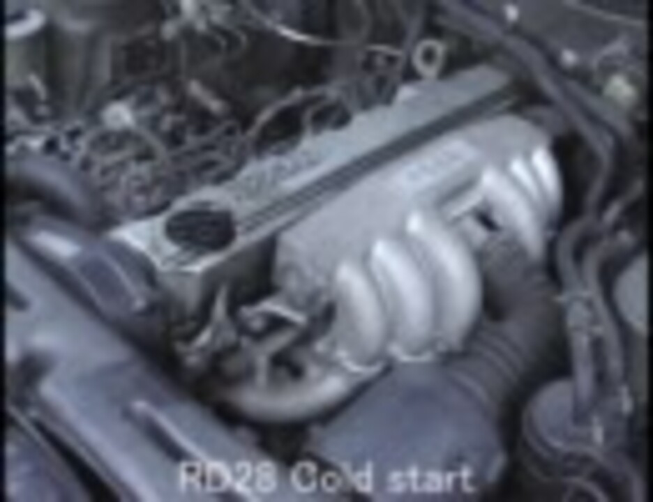 日産 絶滅危惧エンジン RD28 直6ディーゼル エンジン音 直列6気筒 ニコニコ動画