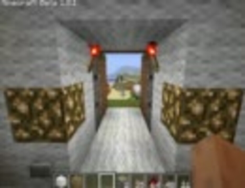 Minecraft ２ ３ピストンドアの解説 ニコニコ動画