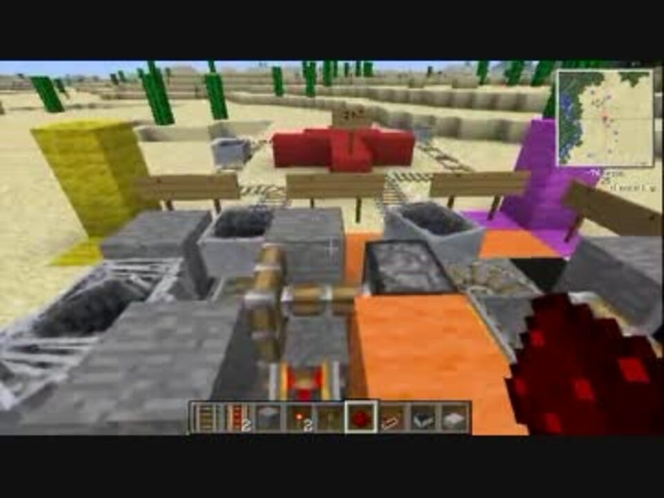 Minecraft トロッコブースター自動駅 製作解説編 Ver1 2 ゆっくり解説 ニコニコ動画