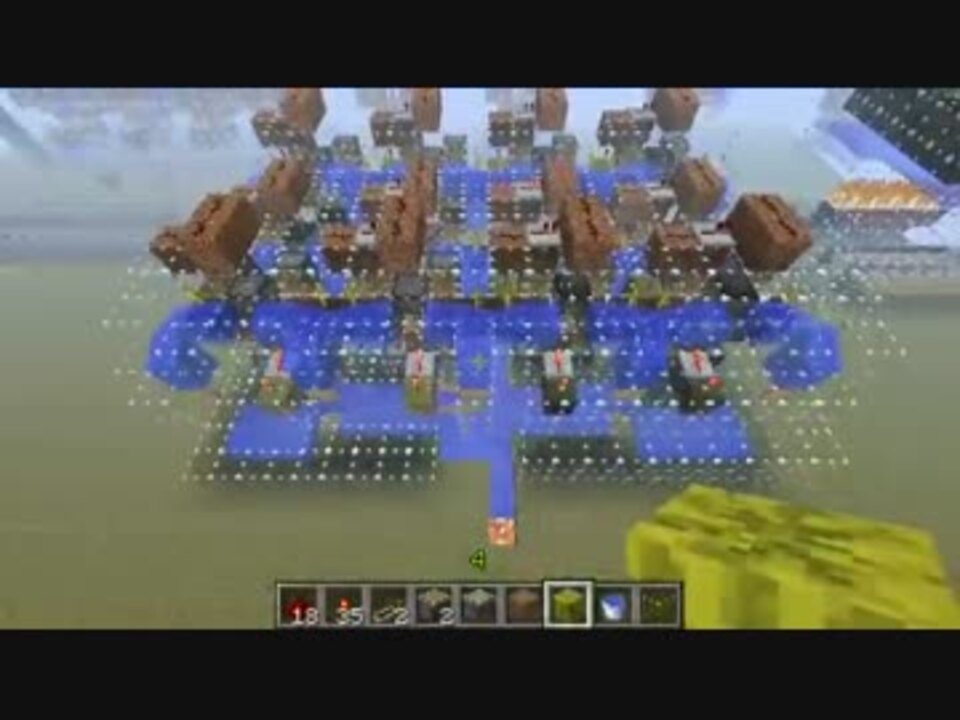 Minecraft 全自動スイカ収穫機を改良してみた ニコニコ動画