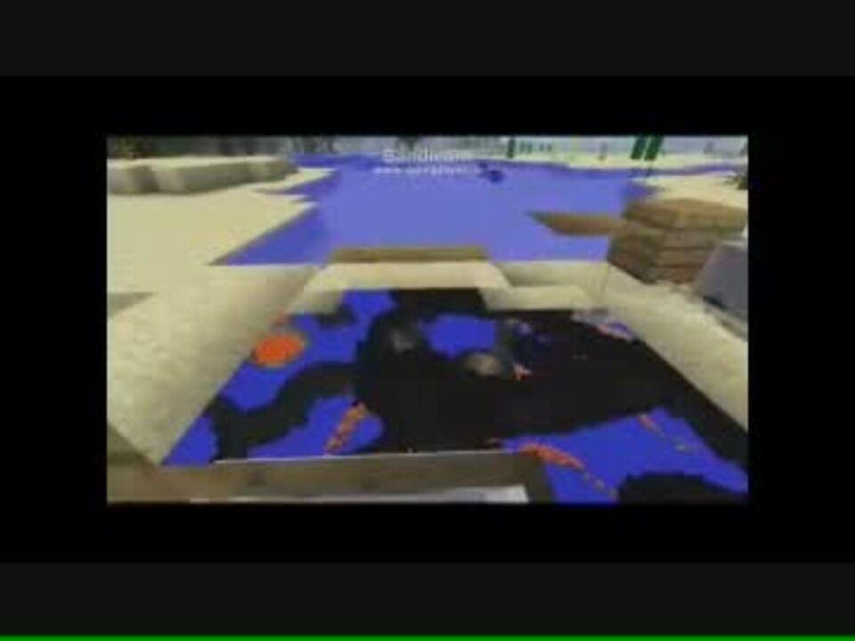 Minecraft グロウストーンを使った地面 壁の透過 バグ ニコニコ動画
